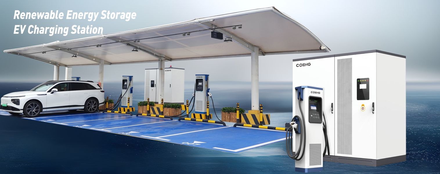 Stazione di ricarica per veicoli elettrici con stoccaggio di energia rinnovabile