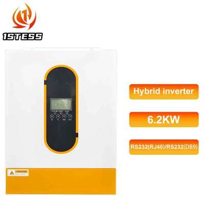 48V Single Phase Hybrid Solar Inverter 6.2KVA Pure Sine Wave Off Grid MPPT with Wifi Remote Monitoring Option
