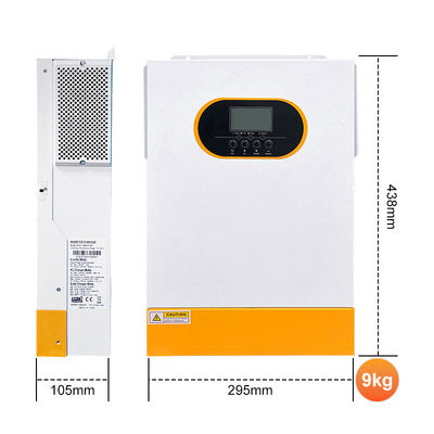 5.5kw 6.2kw 48V Hybrid Solar Inverter Single Phase MPPT Pure Sine Wave Off Grid Solar Inverter Fast 10ms Transfer Time