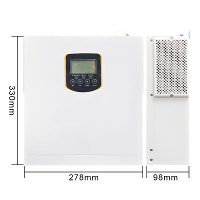 2.5KW 24V Single Phase Hybrid Solar Inverter Pure Sine Wave MPPT With Lithium Support